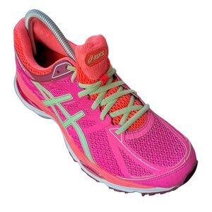 ASICS Women's Gel Cumulus 17 Pink Glow/Pistachio Running Shoes